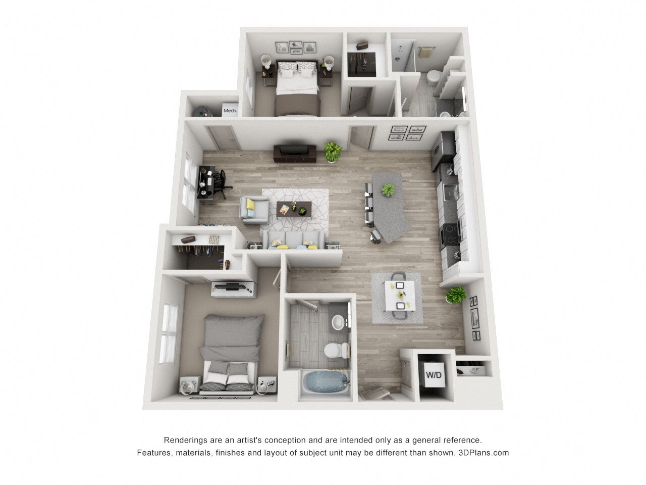 B1 with Sunroom Floor Plan 4